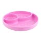 Chicco Easy Menu piatto in silicone con ventosa rosa 12m+